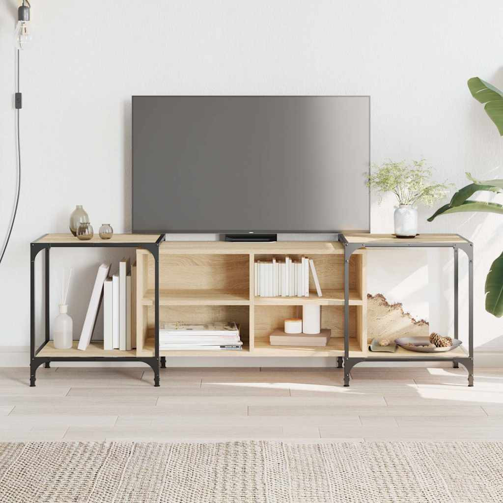 vidaXL TV-Schrank Sonoma-Eiche 153x37x50 cm Holzwerkstoff