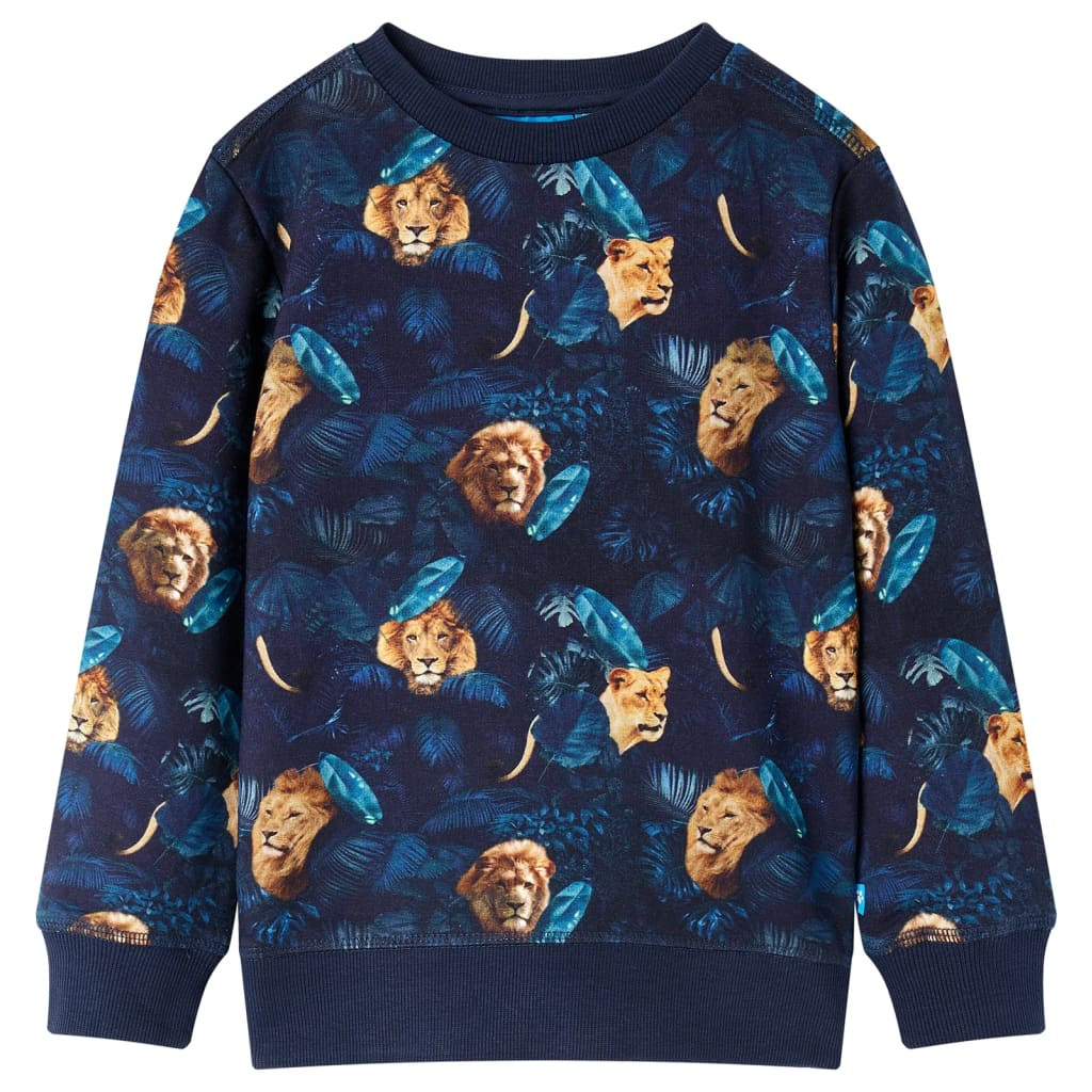 Kinder-Sweatshirt Marineblau 92