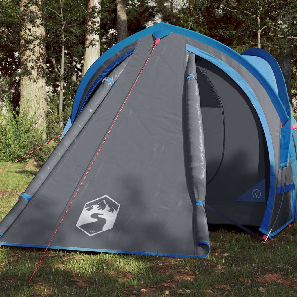 vidaXL Kuppel-Campingzelt 2 Personen Blau Wasserdicht