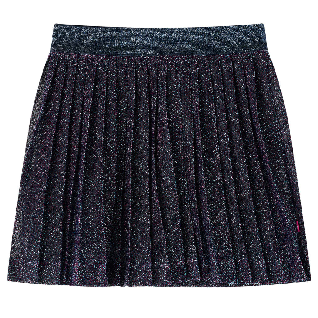 Kinderrock mit Glitzer Marineblau 104
