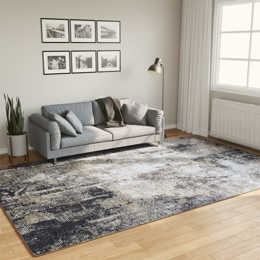 vidaXL Teppich Waschbar Mehrfarbig 190x300 cm