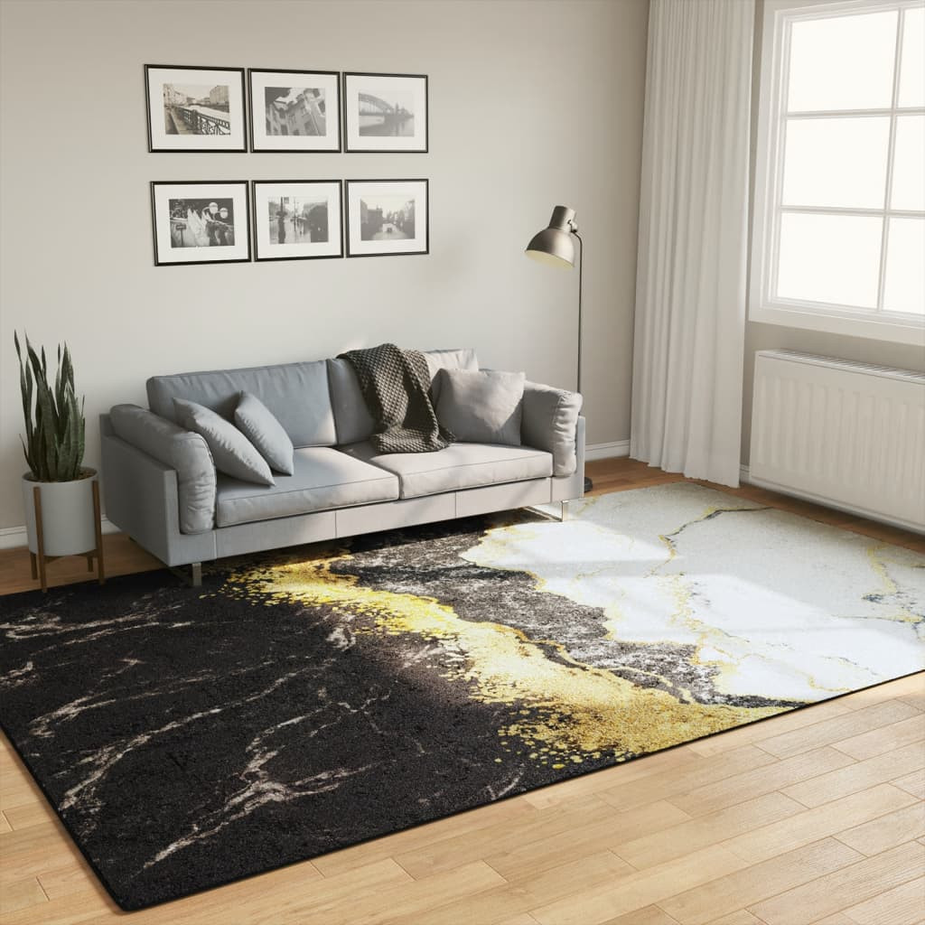 vidaXL Teppich Waschbar Mehrfarbig 190x300 cm