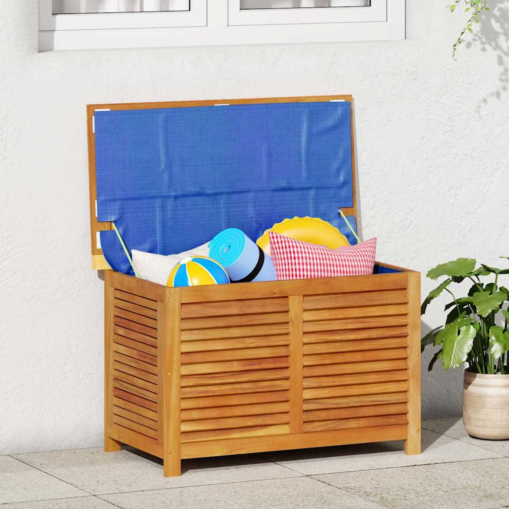 vidaXL Gartenbox mit Lüftungsschlitzen 90x50x56 cm Massivholz Akazie