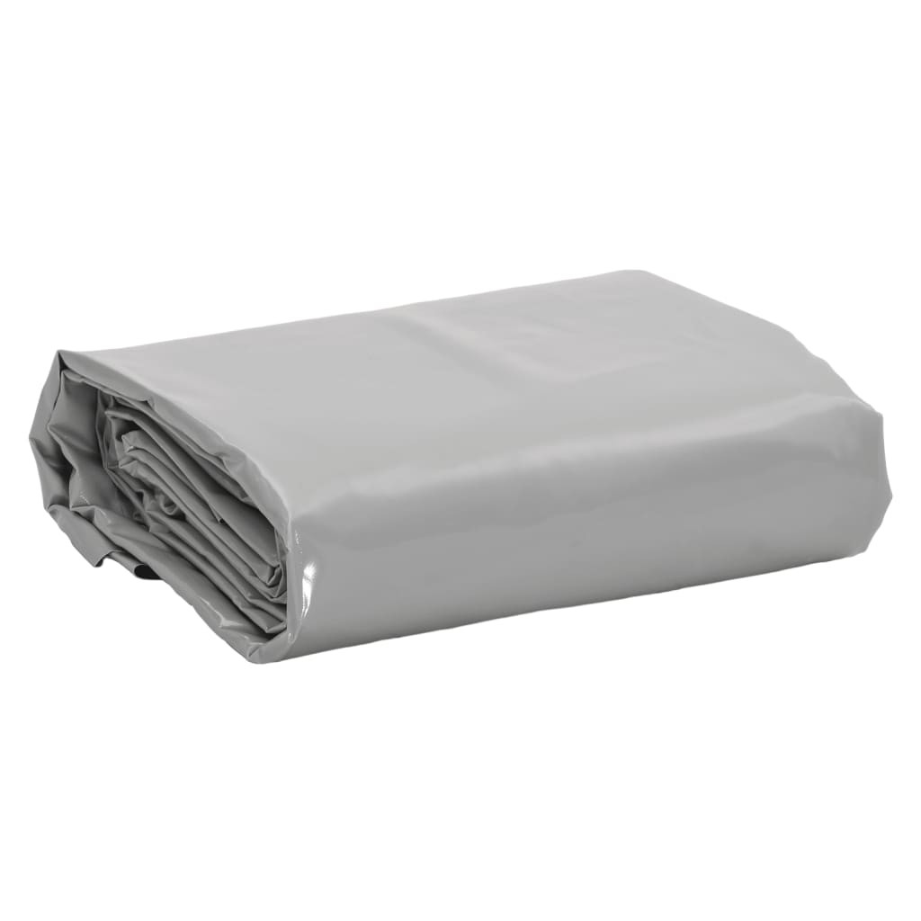 vidaXL Abdeckplane Grau 1,5x6 m 650 g/m²
