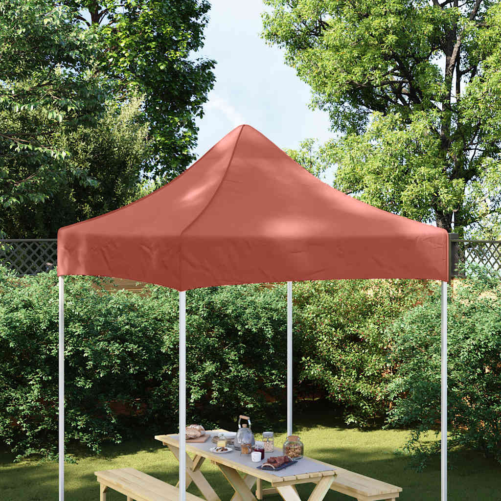 vidaXL Partyzelt-Dach 2x2 m Terracotta-Rot 270 g/m²