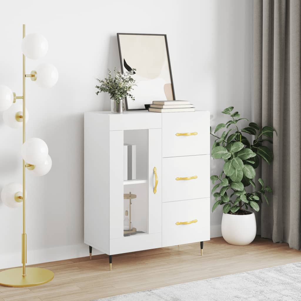 vidaXL Sideboard Weiß 69,5x34x90 cm Holzwerkstoff