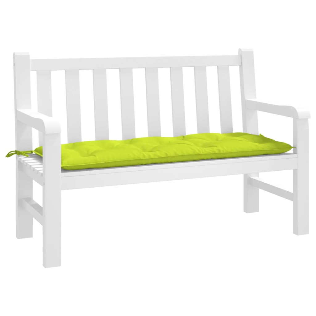 vidaXL Gartenbank-Auflage Knallgrün 120x50x7 cm Oxford-Gewebe