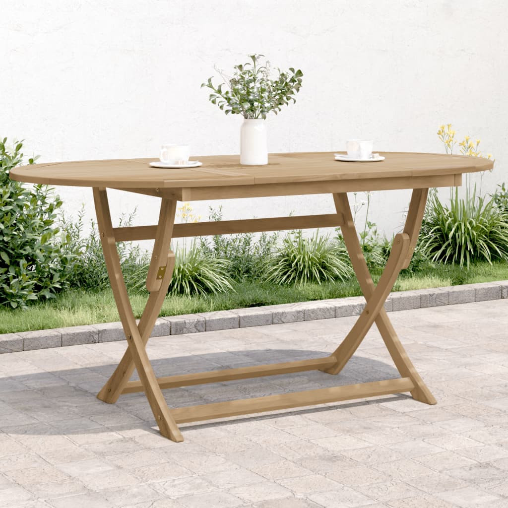 vidaXL Gartentisch Klappbar 160x85x75 cm Massivholz Akazie