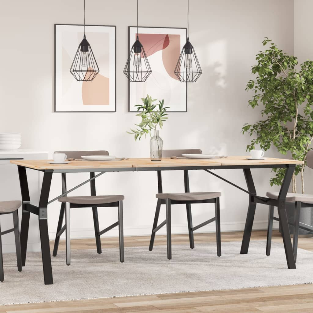 vidaXL Esstisch-Gestell in Y-Form 180x80x73 cm Stahl