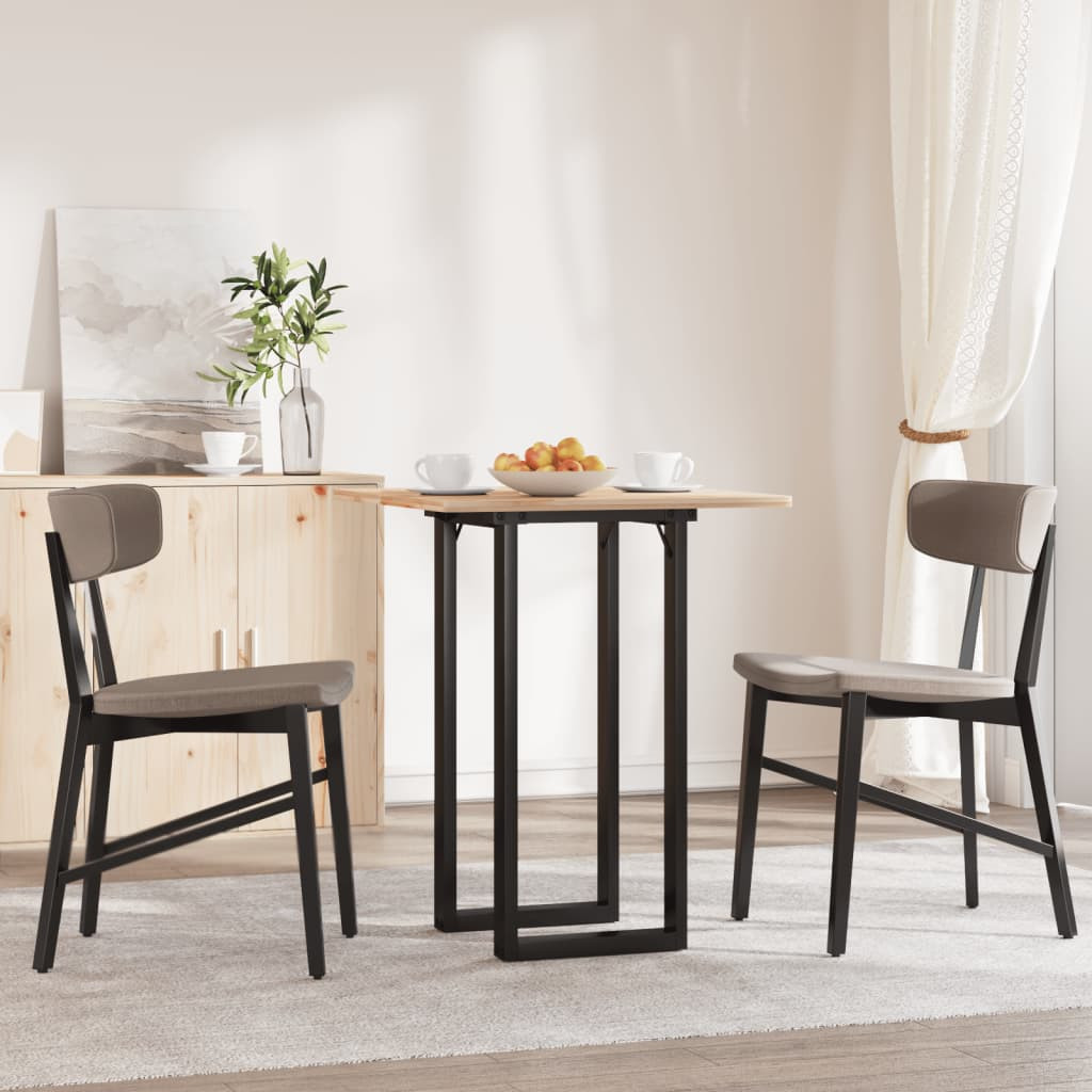 vidaXL Esstisch-Gestell in O-Form 80x40x73 cm Stahl