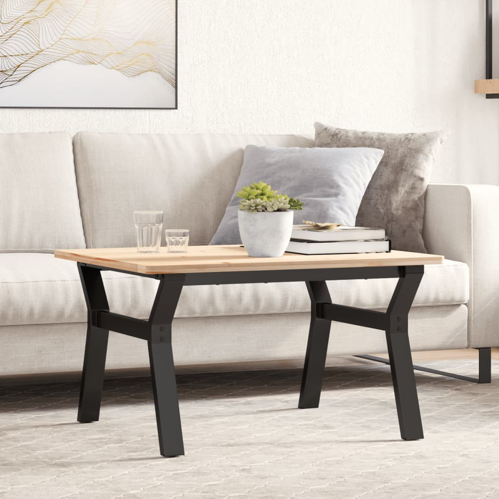 vidaXL Couchtisch-Gestell in Y-Form 70x60x43 cm Stahl