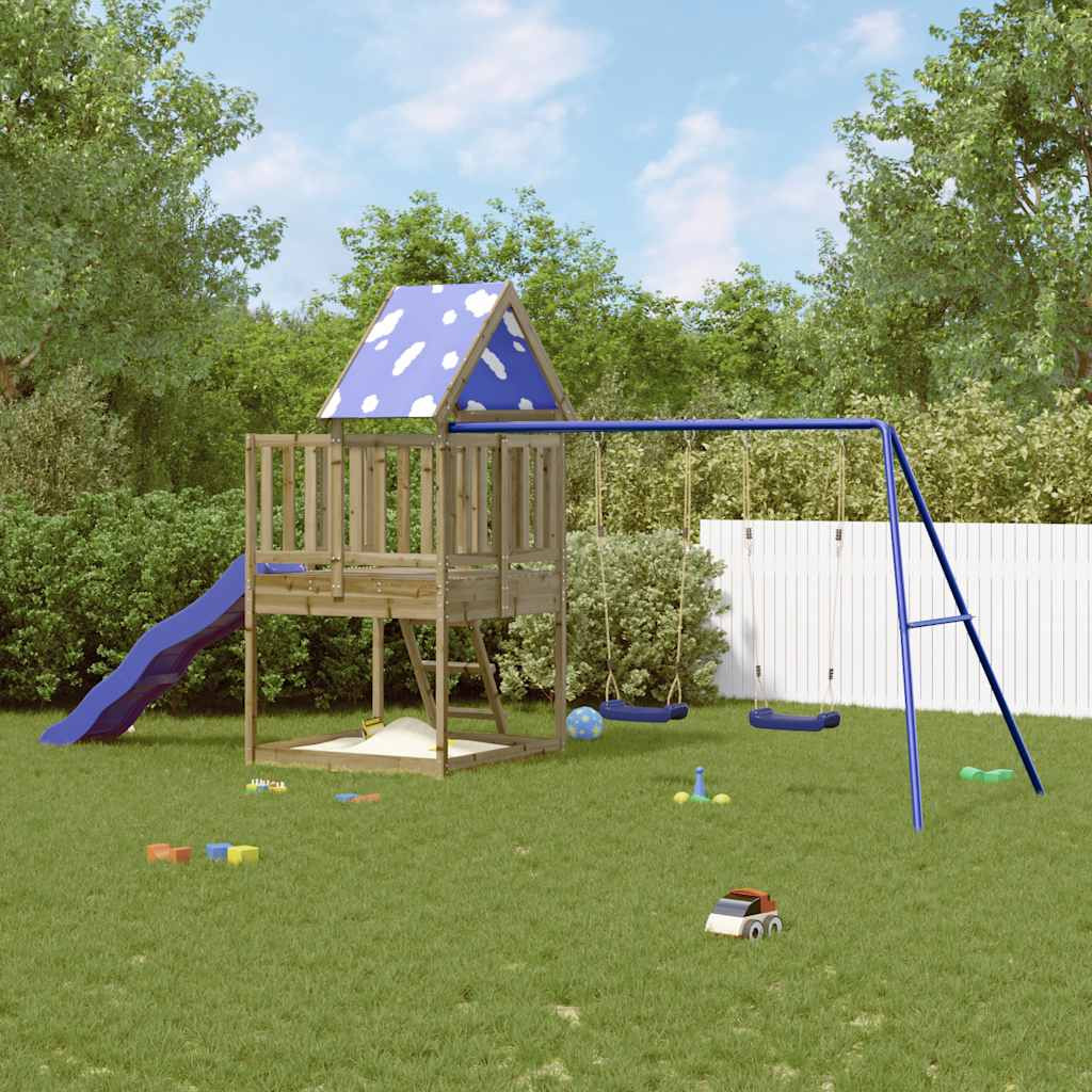vidaXL Spielturm Imprägniertes Kiefernholz