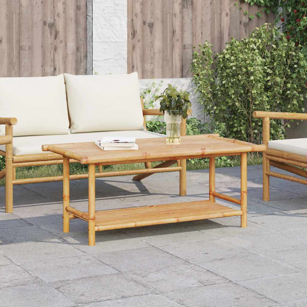 vidaXL Couchtisch 110x55x45 cm Bambus