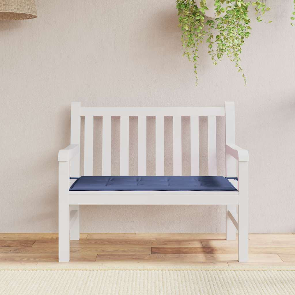 vidaXL Gartenbank-Auflage Marineblau 100x50x3 cm Oxford-Gewebe