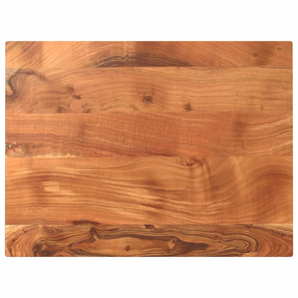 vidaXL Tischplatte 90x70x3,8 cm Rechteckig Massivholz Akazie