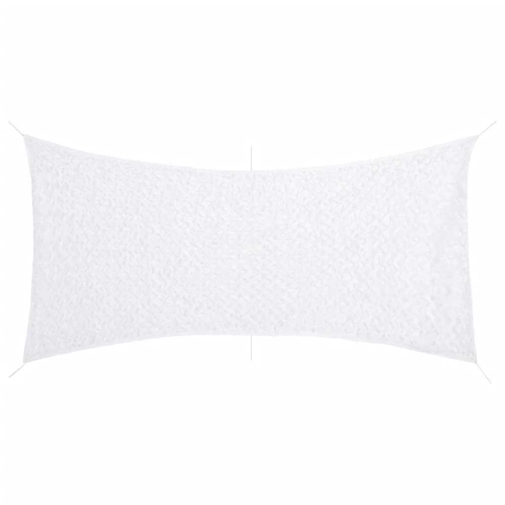 vidaXL Tarnnetz mit Aufbewahrungstasche 506x279 cm Weiß