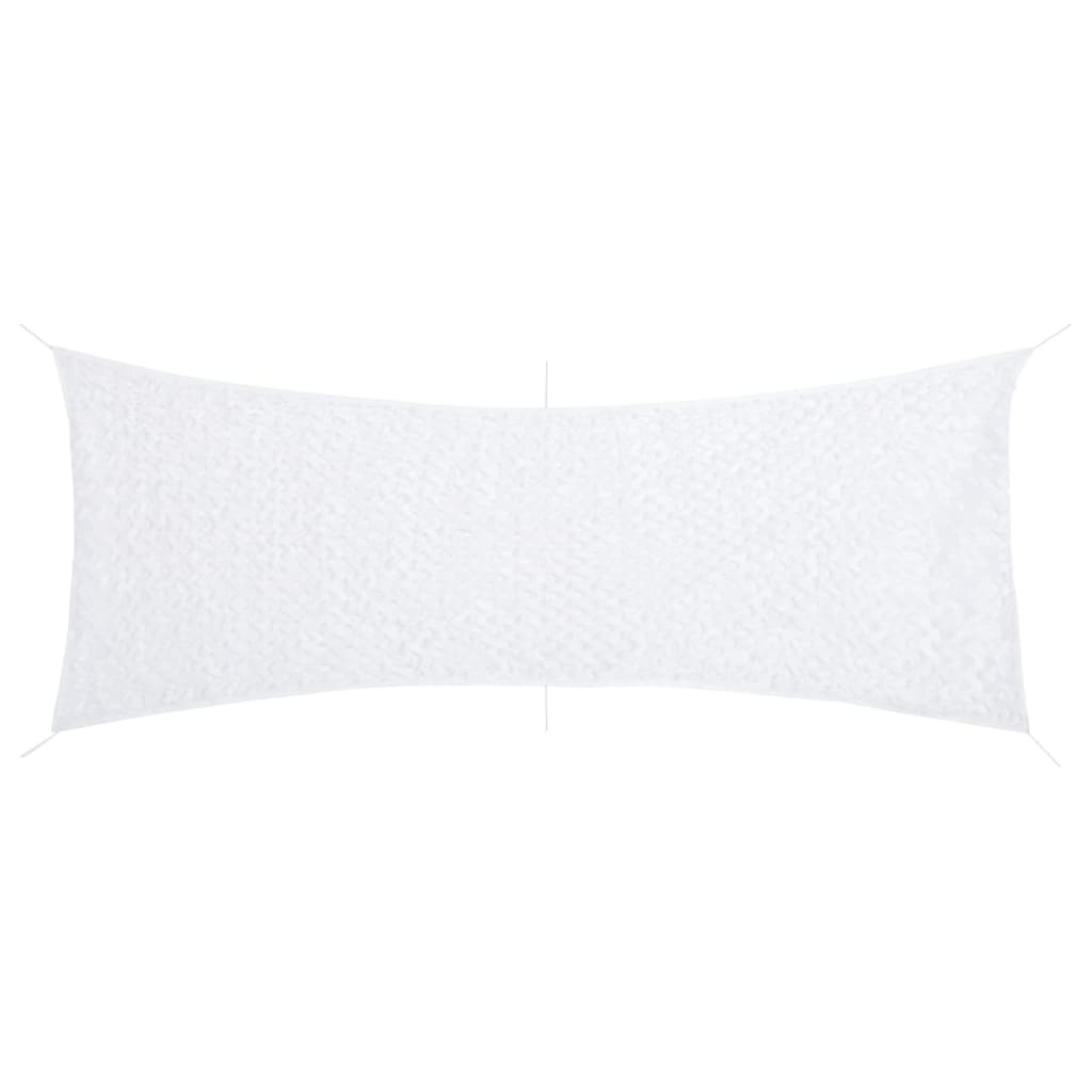 vidaXL Tarnnetz mit Aufbewahrungstasche 525x205 cm Weiß
