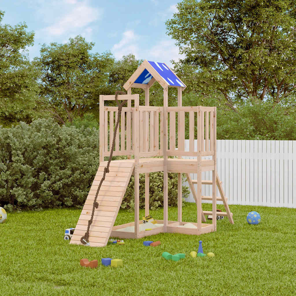 vidaXL Spielturm Massivholz Kiefer