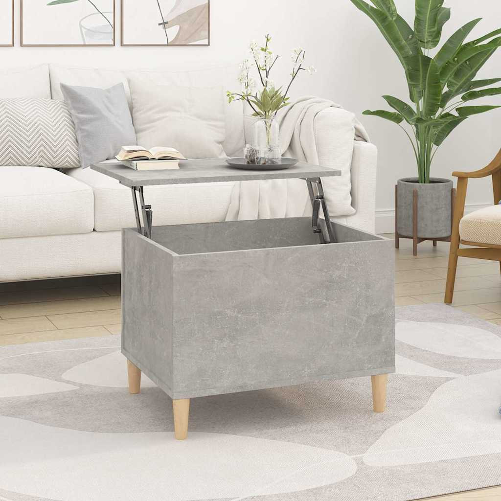 vidaXL Couchtisch Betongrau 60x44,5x45 cm Holzwerkstoff