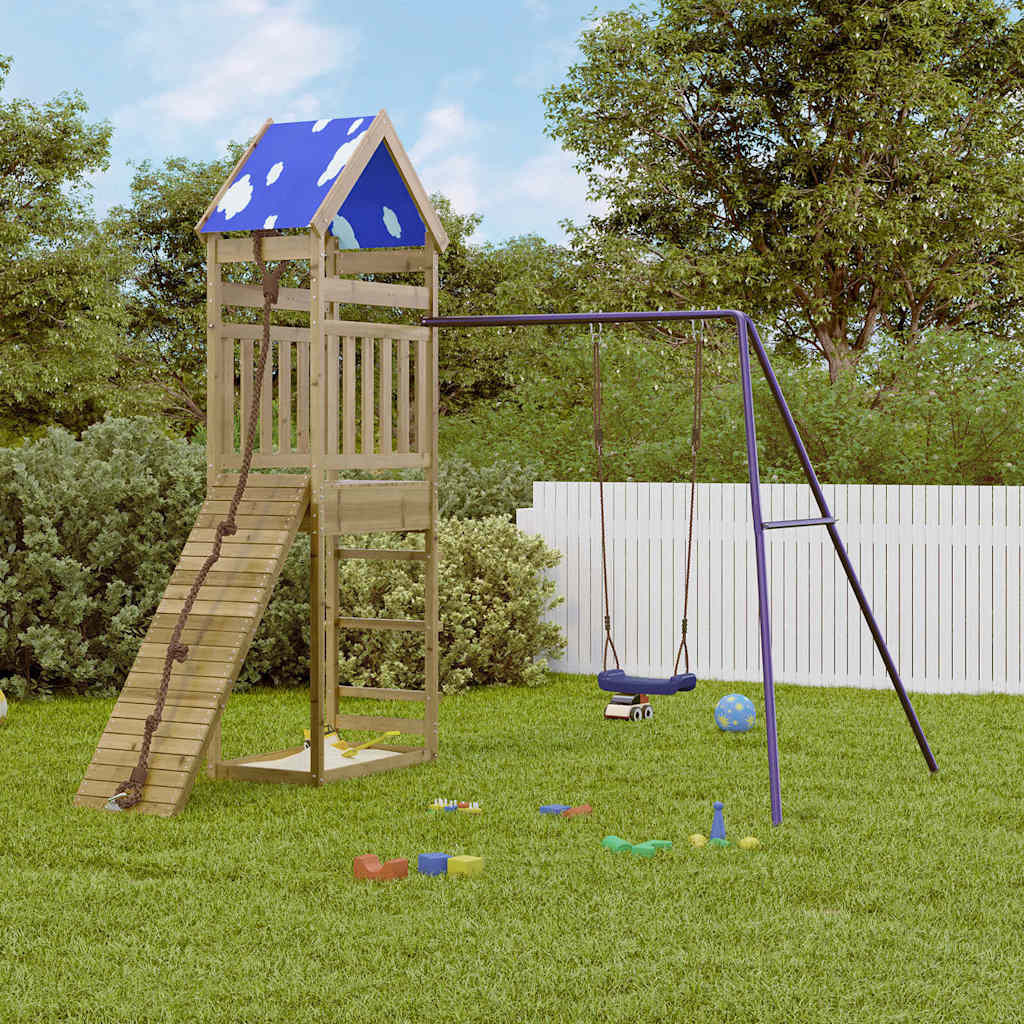 vidaXL Spielturm Imprägniertes Kiefernholz