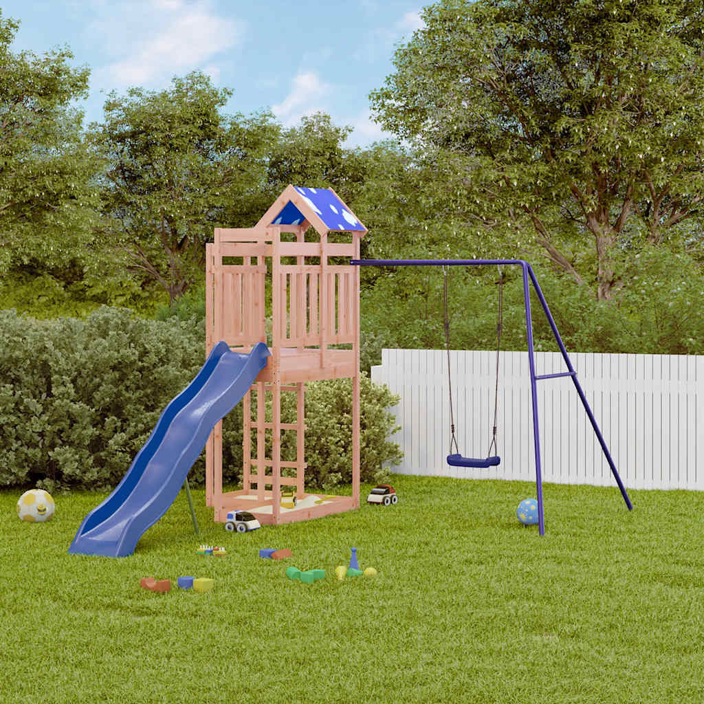 vidaXL Spielturm Massivholz Douglasie