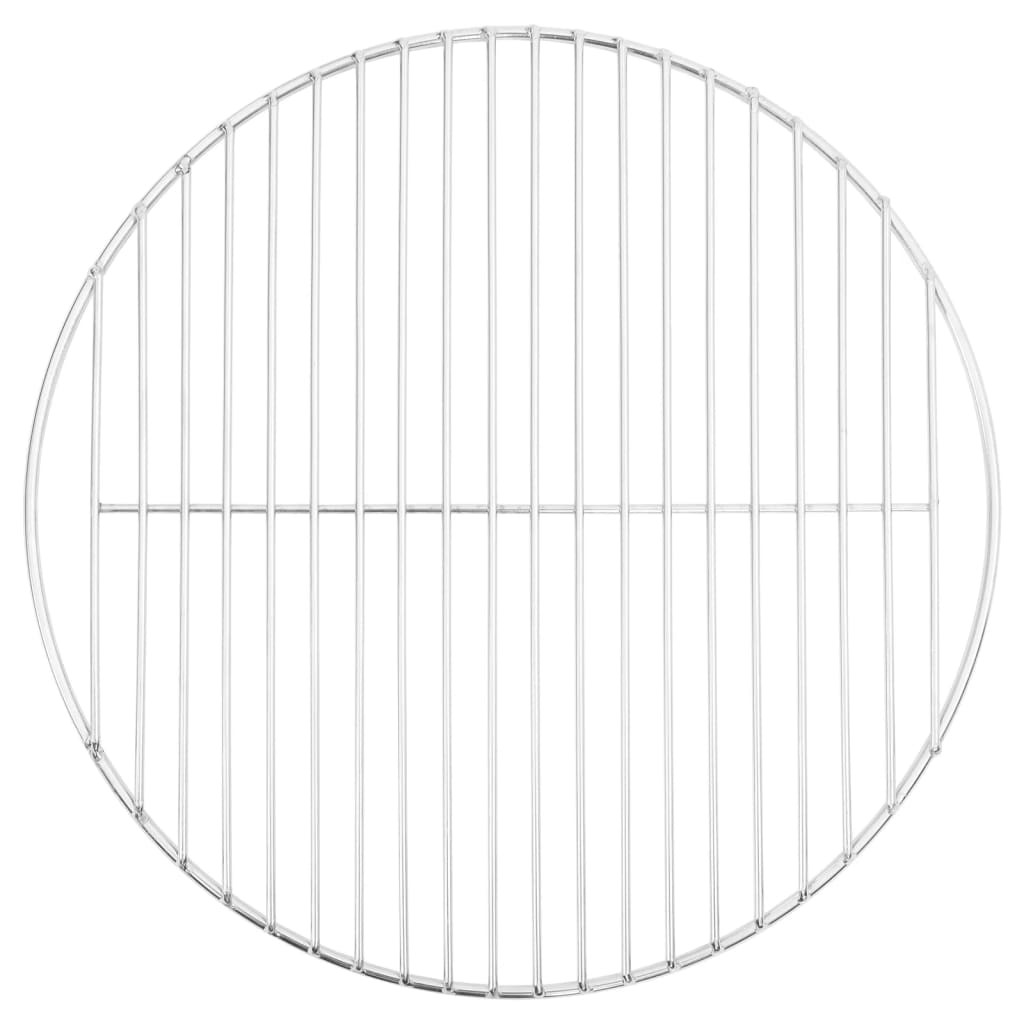 vidaXL BBQ Grillrost rund Ø37 cm 304 Edelstahl
