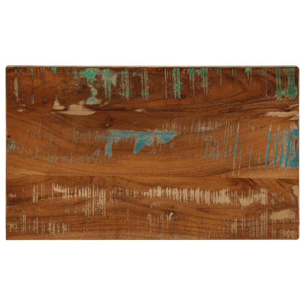vidaXL Tischplatte 50x20x3,8 cm Rechteckig Altholz Massiv