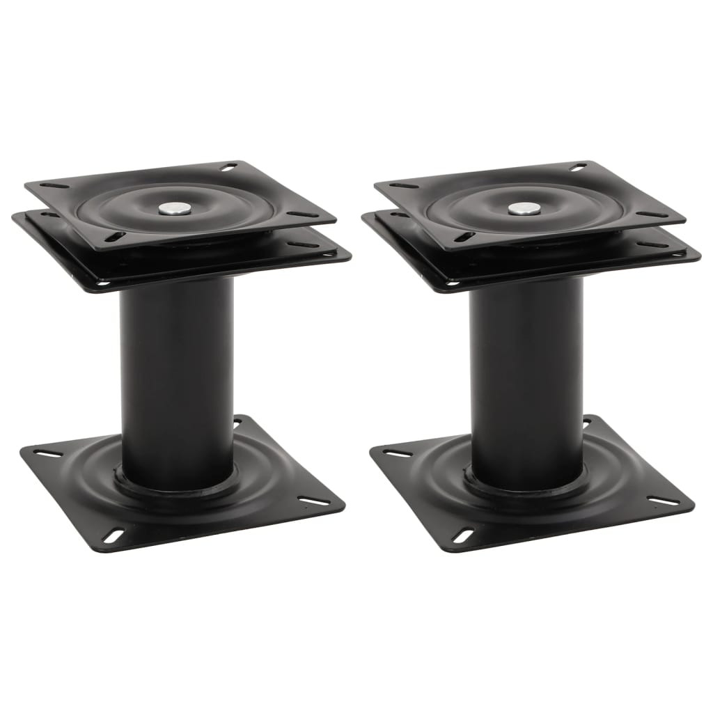 vidaXL Bootssitz-Podeste 2 Stk. 360° Drehbar Stahl