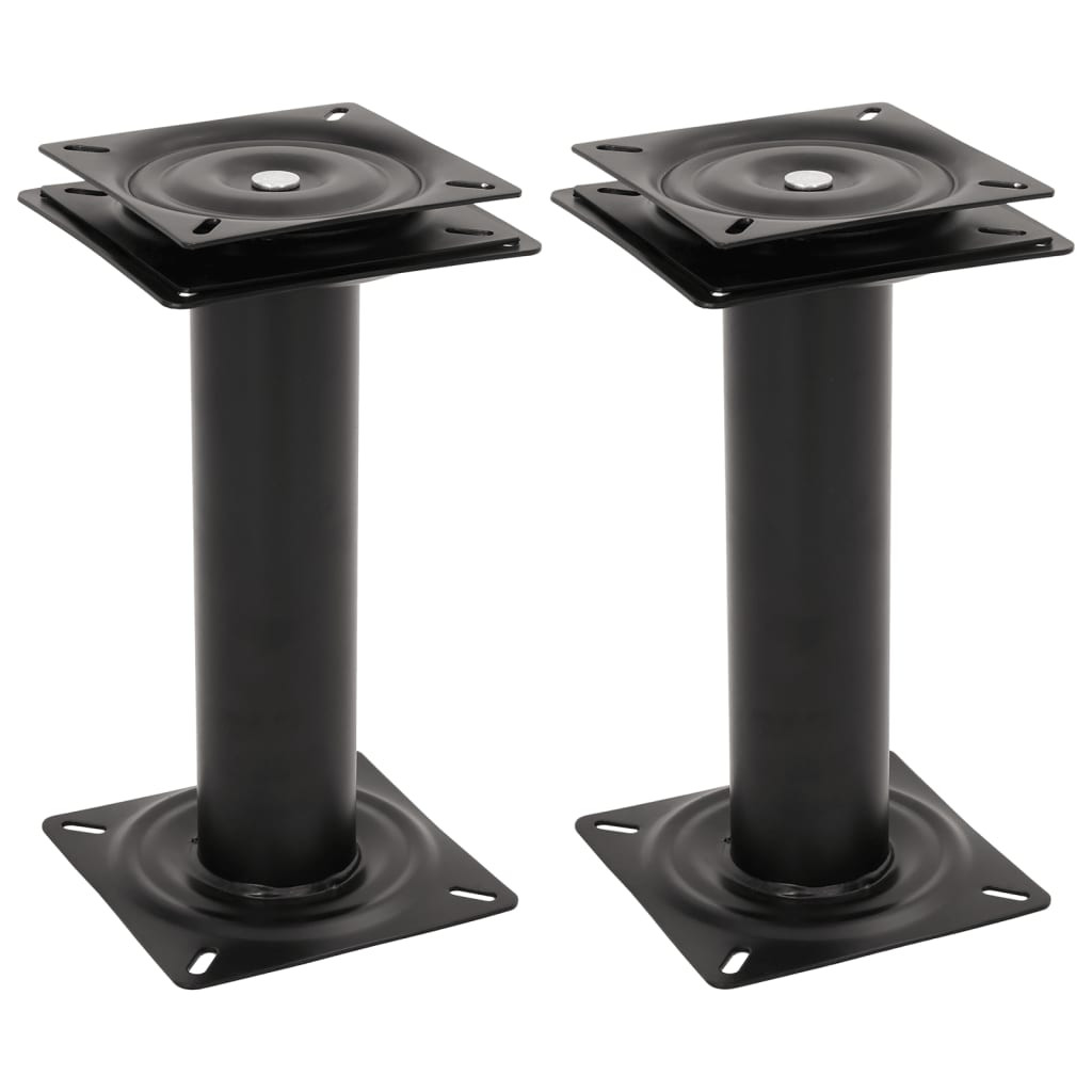 vidaXL Bootssitz-Podeste 2 Stk. 360° Drehbar Stahl