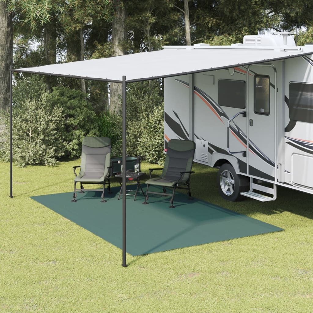 vidaXL Zeltteppich Grün 4x2,5 m