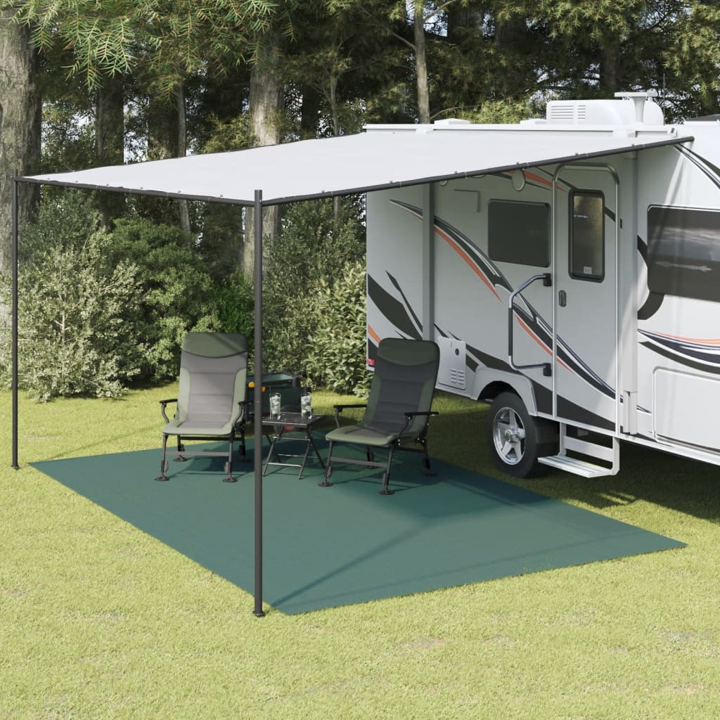 vidaXL Zeltteppich Grün 5x3 m