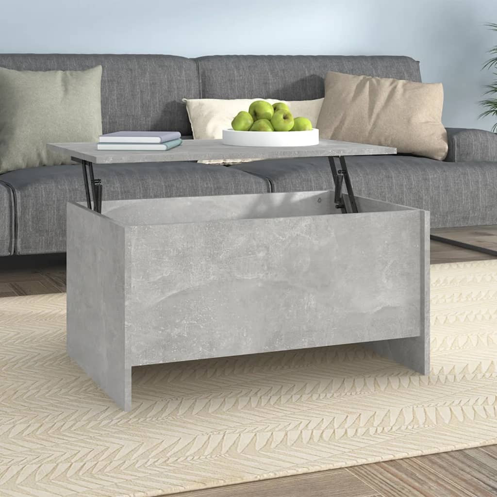 vidaXL Couchtisch Betongrau 80x55,5x41,5 cm Holzwerkstoff