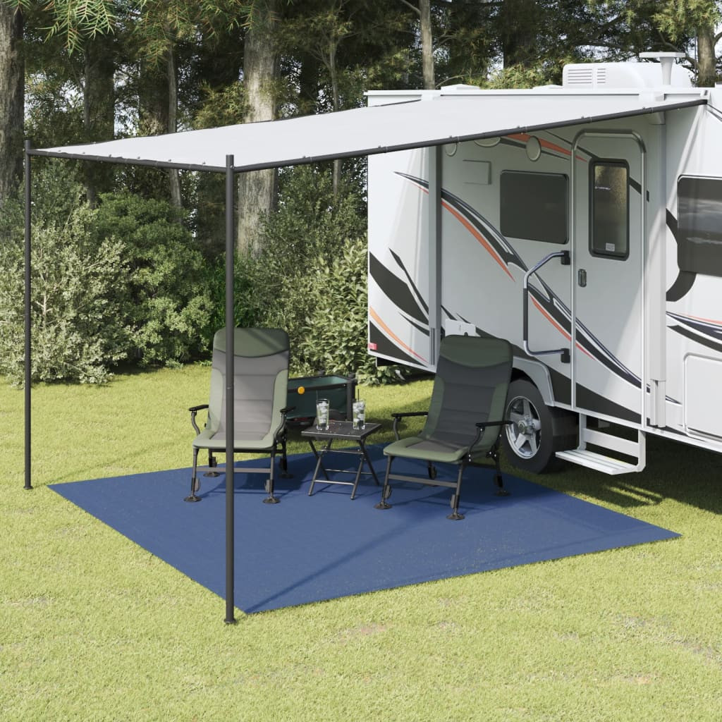 vidaXL Zeltteppich Blau 3x3 m