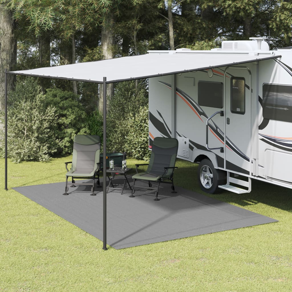 vidaXL Zeltteppich Anthrazit 5x3 m