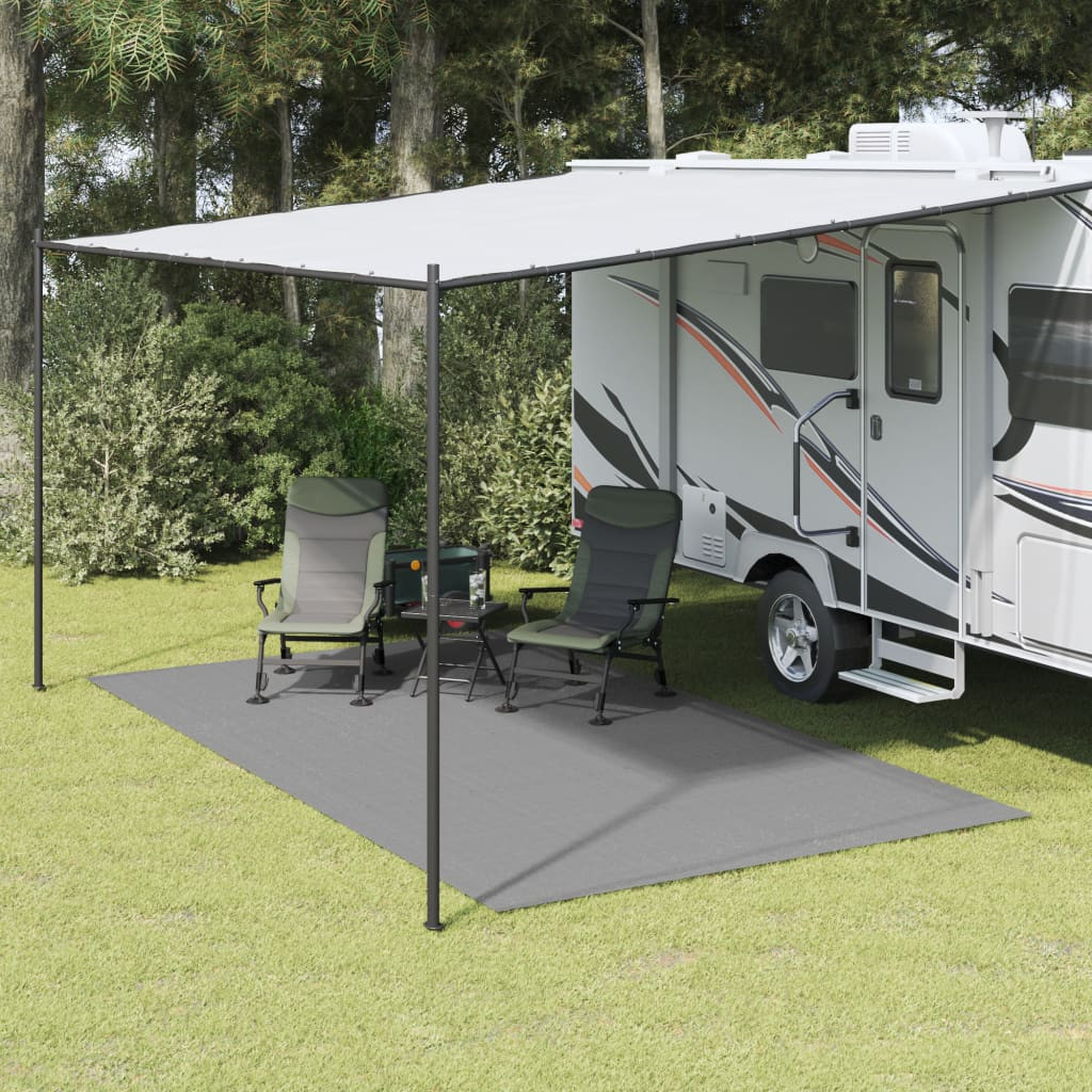 vidaXL Zeltteppich Anthrazit 4,5x2,5 m