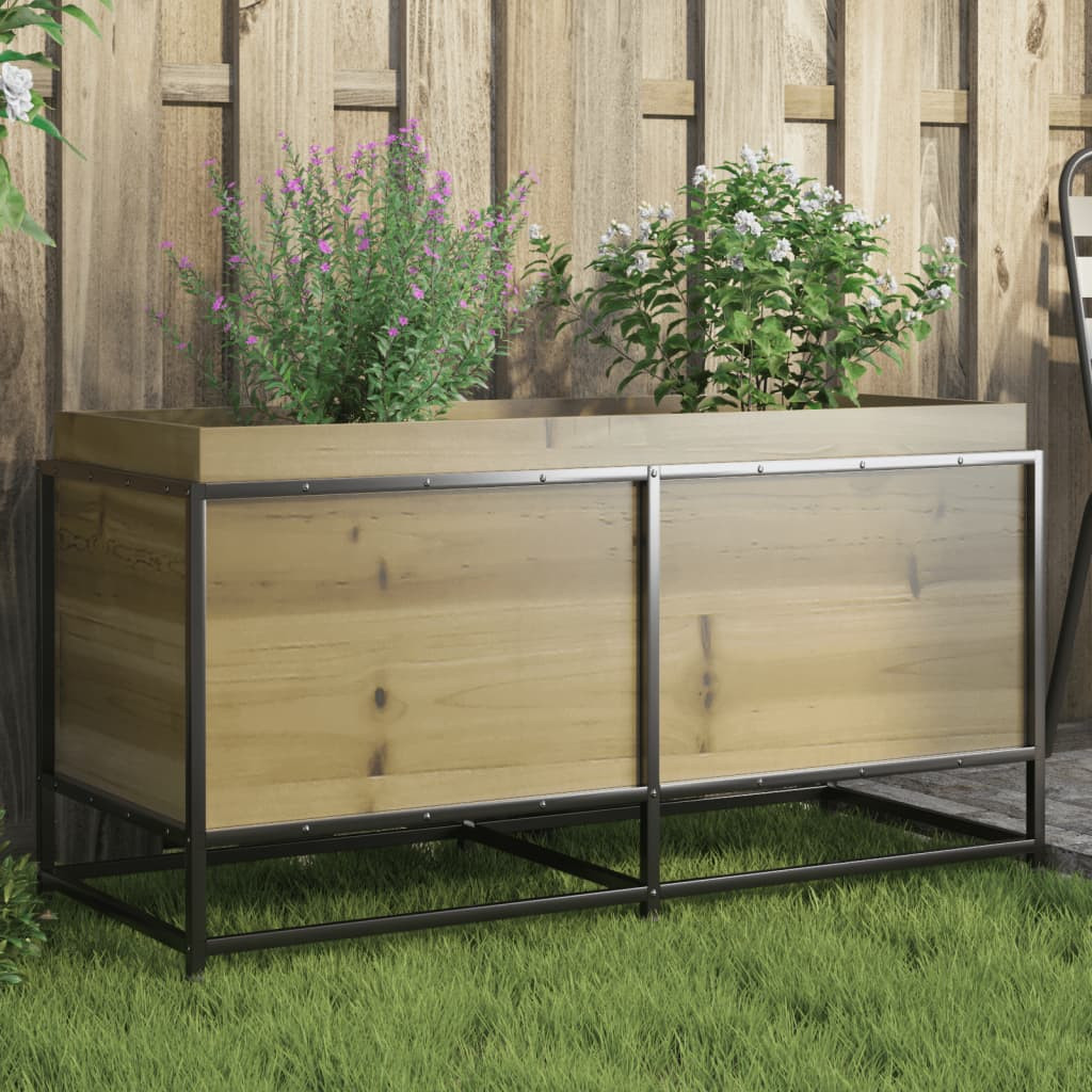 vidaXL Pflanzkübel 100x40x50 cm Kiefernholz Imprägniert