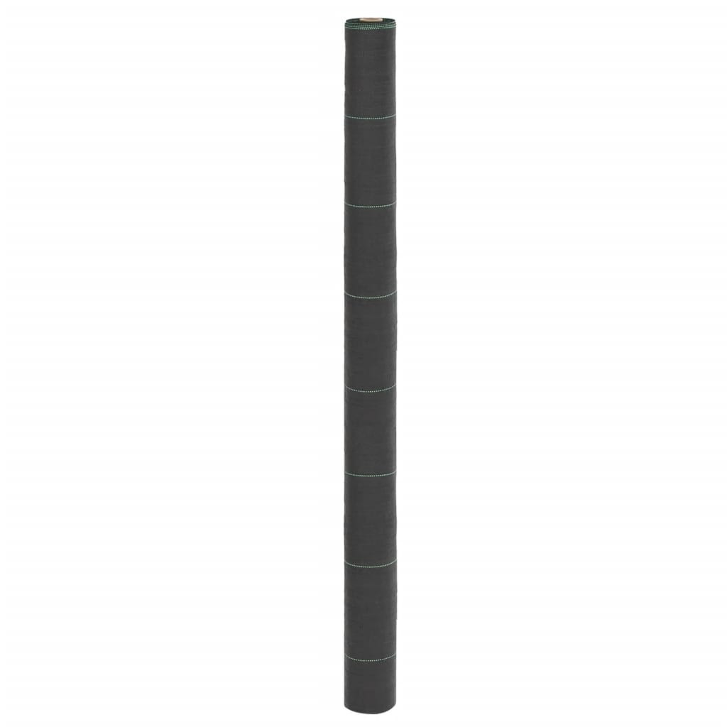 vidaXL Unkrautvlies Schwarz 1,5x10 m PP