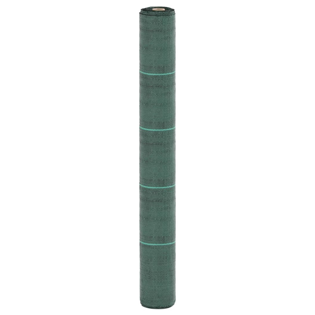 vidaXL Unkrautvlies Grün 1x200 m PP