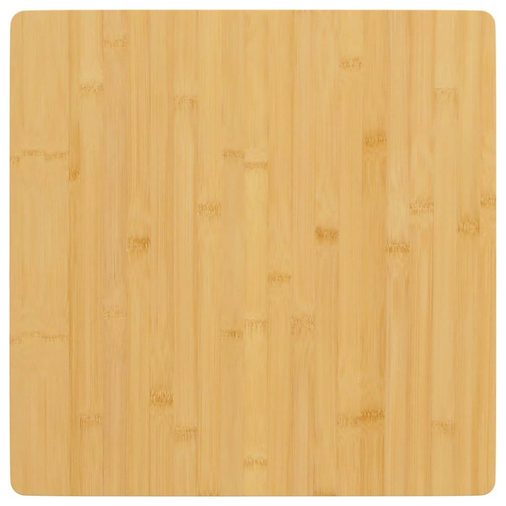 vidaXL Tischplatte 50x50x1,5 cm Bambus