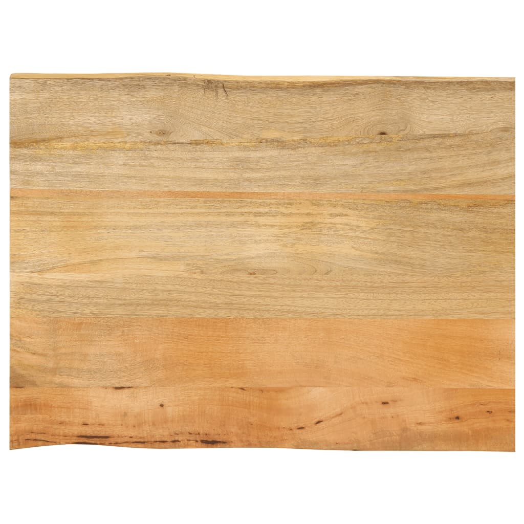 vidaXL Tischplatte mit Baumkante 70x60x3,8 cm Massivholz Mango