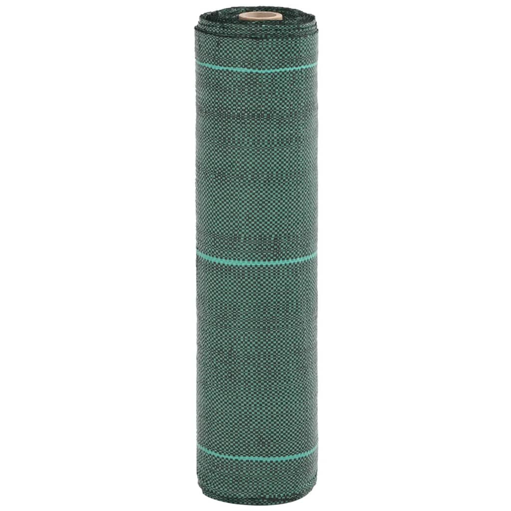 vidaXL Unkrautvlies Grün 0,5x10 m PP