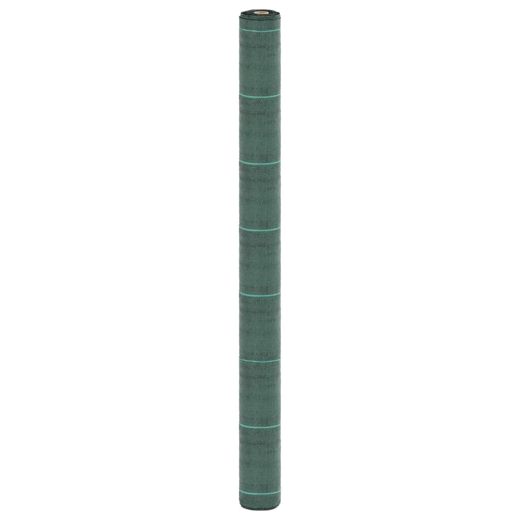 vidaXL Unkrautvlies Grün 1,5x10 m PP