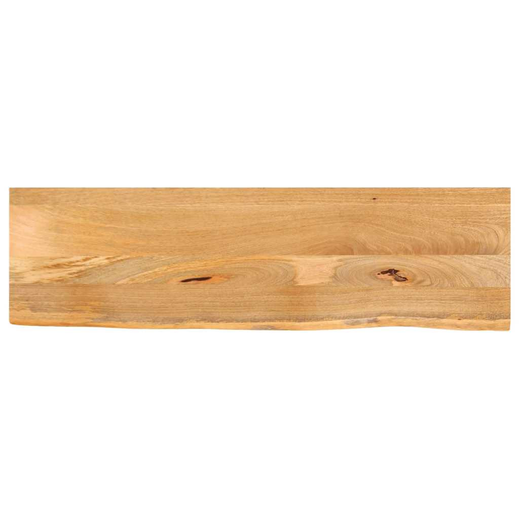 vidaXL Tischplatte mit Baumkante 110x30x3,8 cm Massivholz Mango