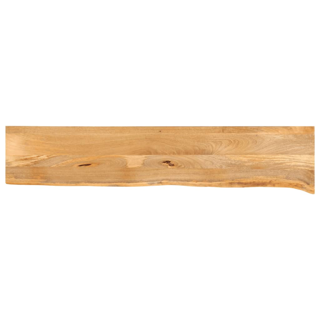 vidaXL Tischplatte mit Baumkante 180x40x3,8 cm Massivholz Mango