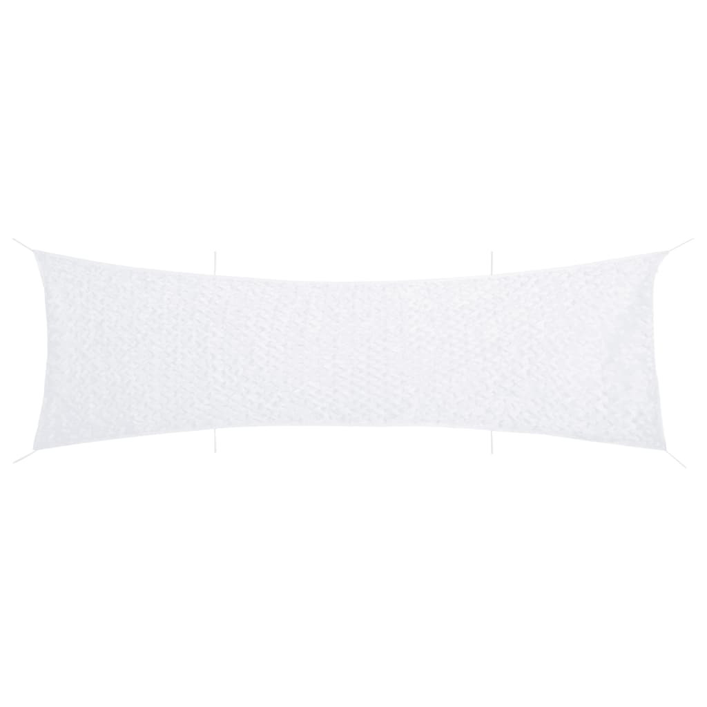 vidaXL Tarnnetz mit Aufbewahrungstasche 706x140 cm Weiß