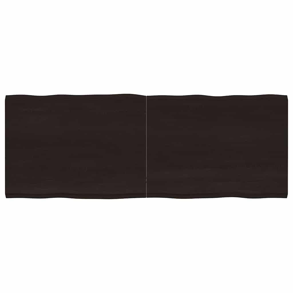 vidaXL Tischplatte 160x60x(2-4) cm Massivholz Behandelt Baumkante