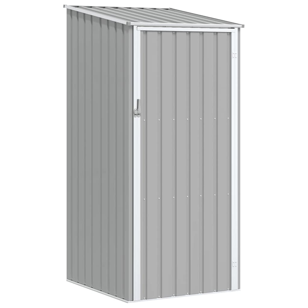 vidaXL Gerätehaus Grau 87x98x159 cm Verzinkter Stahl