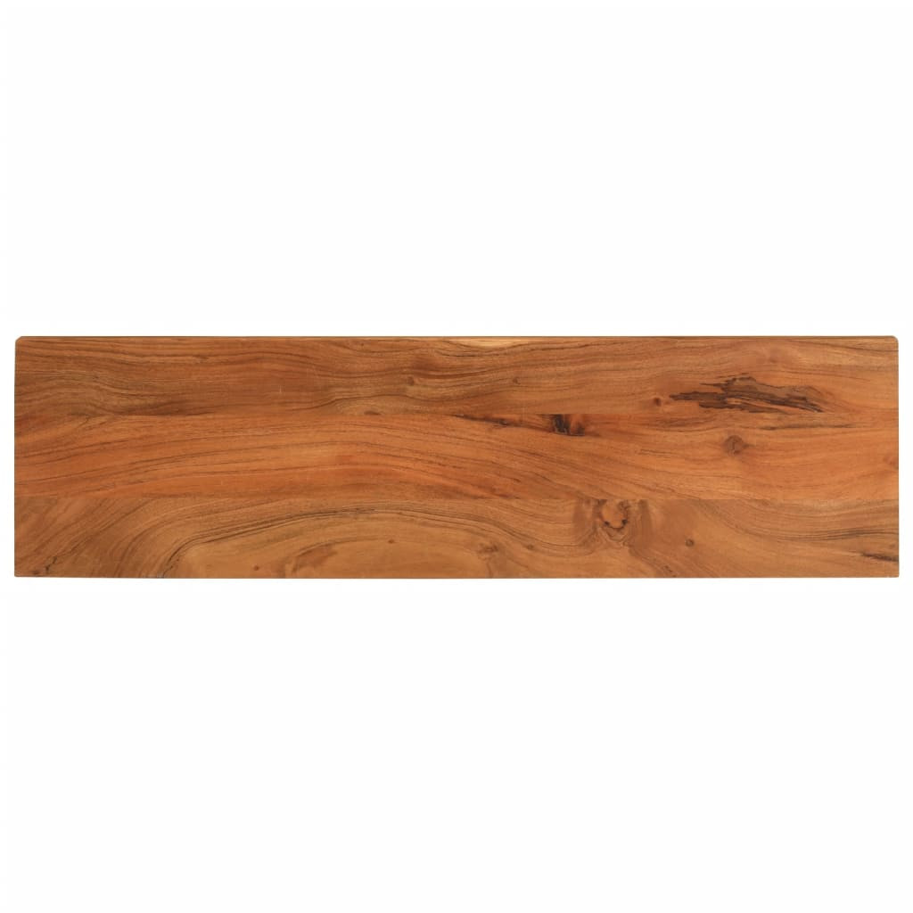 vidaXL Tischplatte 110x30x2,5 cm Rechteckig Massivholz Akazie