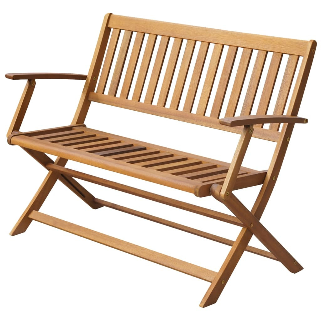vidaXL Gartenbank 120 cm Massivholz Akazie
