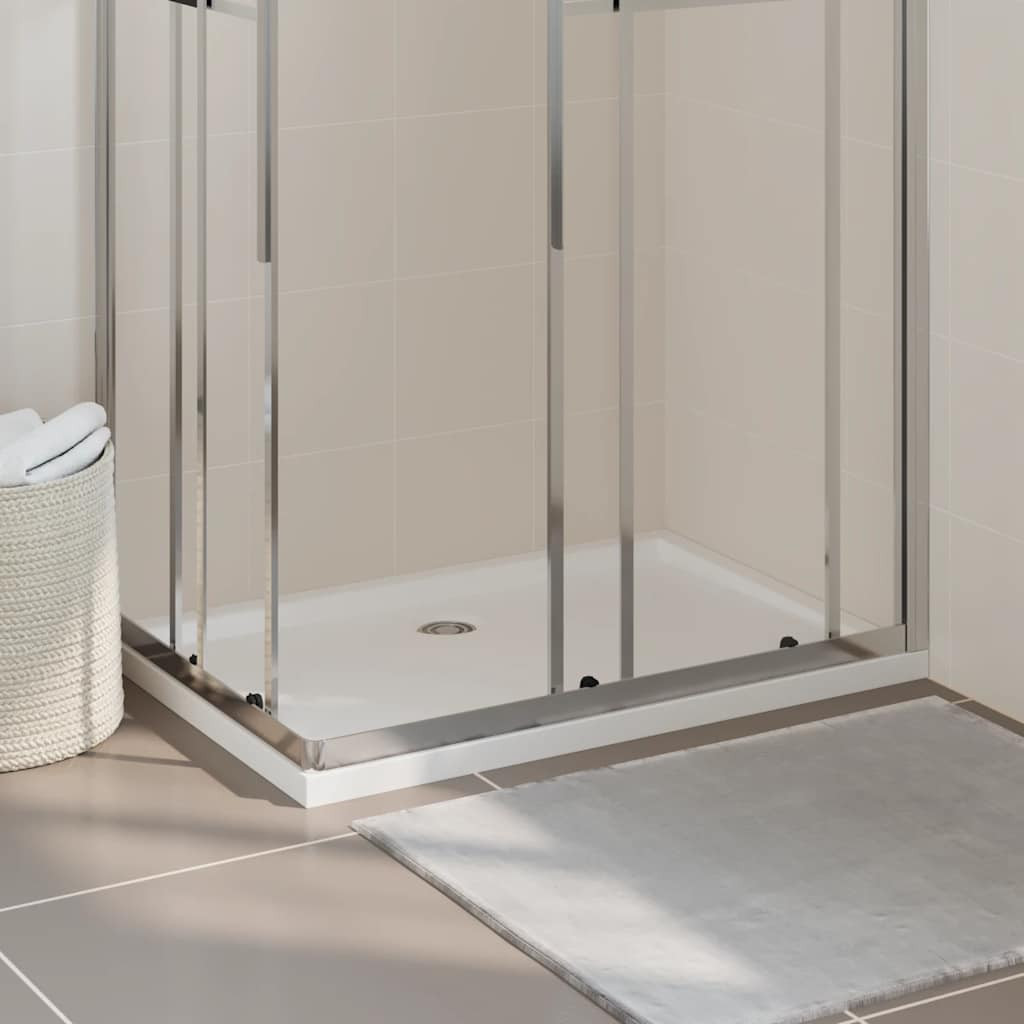 vidaXL Duschtasse ABS Rechteckig Weiß 70x100 cm